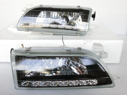FRONT LED HEADLIGHT LAMP Amber Light FOR TOYOTA COROLLA AE100 E100 WAGON 93-97 - Picture 6 of 6