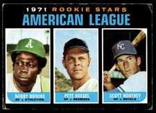 1971 Topps Rookie Stars (Bobby Brooks / Pete Koegel / Scott Northey) #633 RC