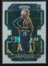 Jasmine Dickey 2022 Panini Prizm WNBA White Sparkle RC #41