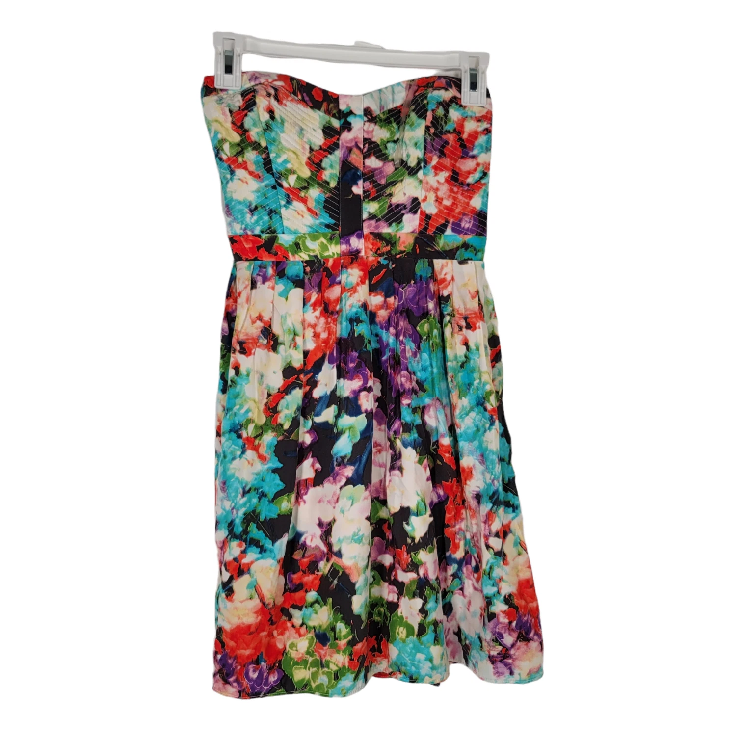 UNDERCOVER Abito da donna Parker Lily Secret Garden 100% seta senza spalline