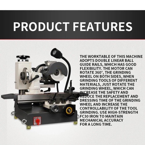TX-600F Tool Grinding Machine Double Linear Guide Rail Multifunctional Grinding - Picture 5 of 7