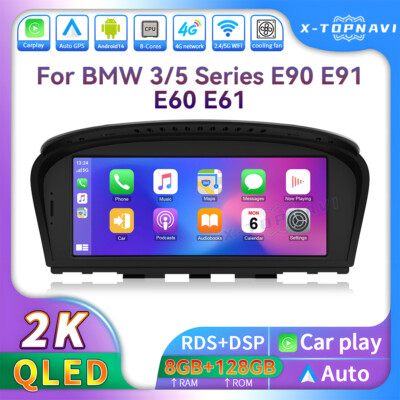 DAB+ Für BMW E60 E61 E90 E91 CCC Android 14 Car Stereo CarPlay DSP Radio 8.8''