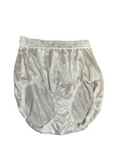 Vintage Hanes Silky Granny Panties Lace Size 9 High Waisted 15783 NWOT