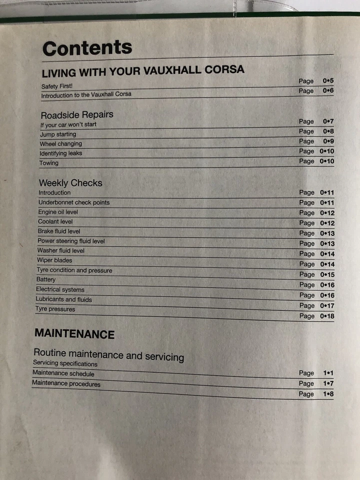 Vauxhall Opel Corsa Haynes Owners Workshop Service Repair Manual Petrol 97-2000 - Image 4 of 4