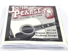 John Pearse Guitar Strings Acoustic Medium #300M Bronze Wound