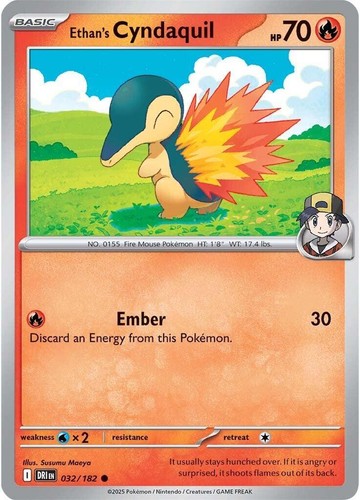 Ethan's Cyndaquil C 015/063 Hot Wind Arena pokemon card Japanese