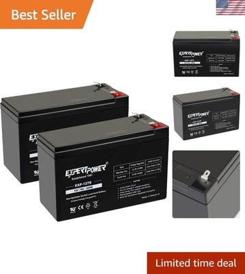 2x Expert Power 12V 7AH Sealed Lead Acid Batteries for Ultimate Versatility