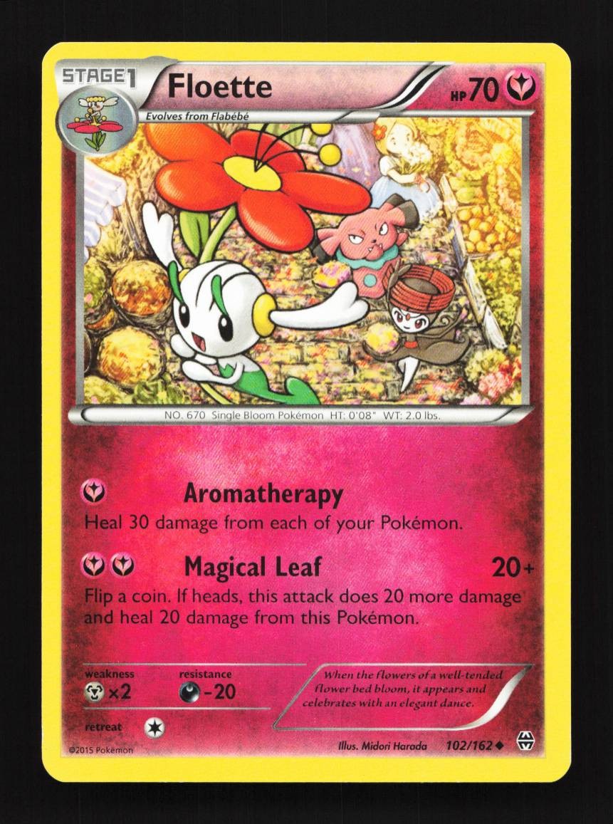 Floette 102/162 LP BREAKthrough English Pokemon Card TCG