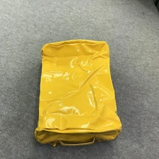 Baboon To The Moon Roll Top Backpack Yellow Waterproof Travel Bag Unisex Outdoor