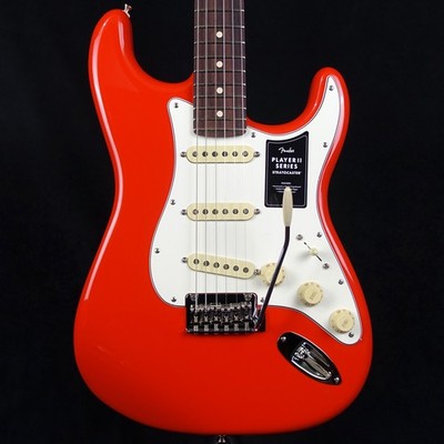 Electric Guitar Fender Player II Stratocaster 2025 Coral Red Mexico MX25151936