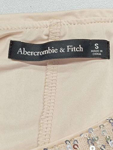 ABERCROMBIE & FITCH Falda pantalón Mujeres Talla EU 36 blanco puro-color bronce - Imagen 3 de 5
