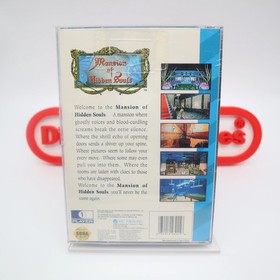 Sega CD MANSION OF HIDDEN SOULS - NEW & Factory Sealed with Authentic LRB Seam!