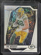 2024 Prizm Luke Musgrave White Sparkle Prizm SSP #105 - Green Bay Packers