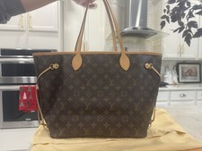 Louis Vuitton Neverfull Tote MM Brown Canvas Monogram  Limited Edition 