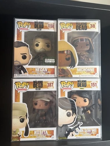 Funko POP! The Walking Dead Supply Drop Exclusive Negan Michonne Rosita Glenn