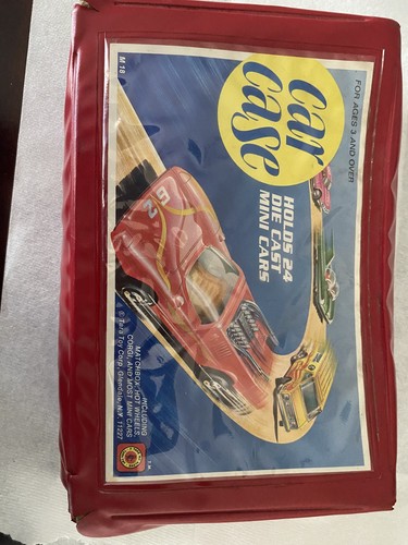 Tara Toy Vtg. Matchbox Hot Wheel Diecast Car Case 80's era - Holds 24 Cars - Picture 12 of 16