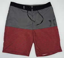 HURLEY Board Shorts Men  s Size 30 Swim Trunks Swim Shorts Beach Pool 9  inseam
