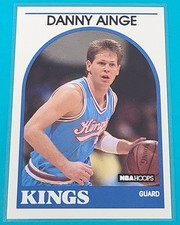 1989 Hoops    #215 Danny Ainge Sacramento Kings Basketball Card E6
