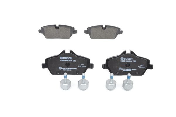 Plaquette de frein pour BMW Bosch 0 986 494 813 kit de frein a disque avant essieu
