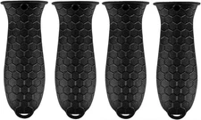 4 Pack Silicone Holder Cast Iron Hot Skillet Handle Cover Potholder Pan Sleeve