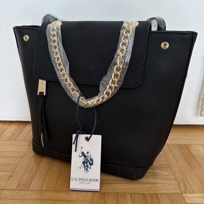 U.S. Polo Assn. Damen Rucksack Schwarz