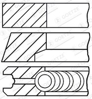 Kolbenringsatz Goetze Engine 08-524900-00 FüR Fiat