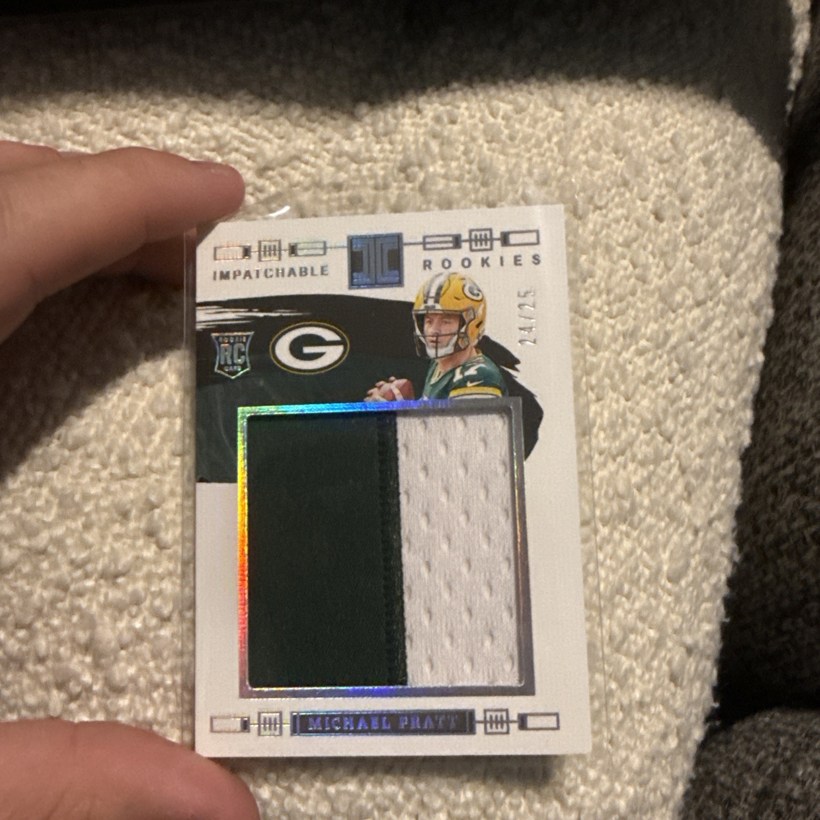 2024 Michael Pratt Panini Impeccable- Impatchable Rookies 24/25 #IR-MPT RC