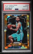 2019-20 Panini Prizm Rookie Orange Ice Prizm Cody Martin #278 PSA 10 GEM MT 5ub
