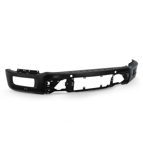 Front Bumper Cover Fit For 2024-2025 Ford F-150 Steel Black with Sensor Holes