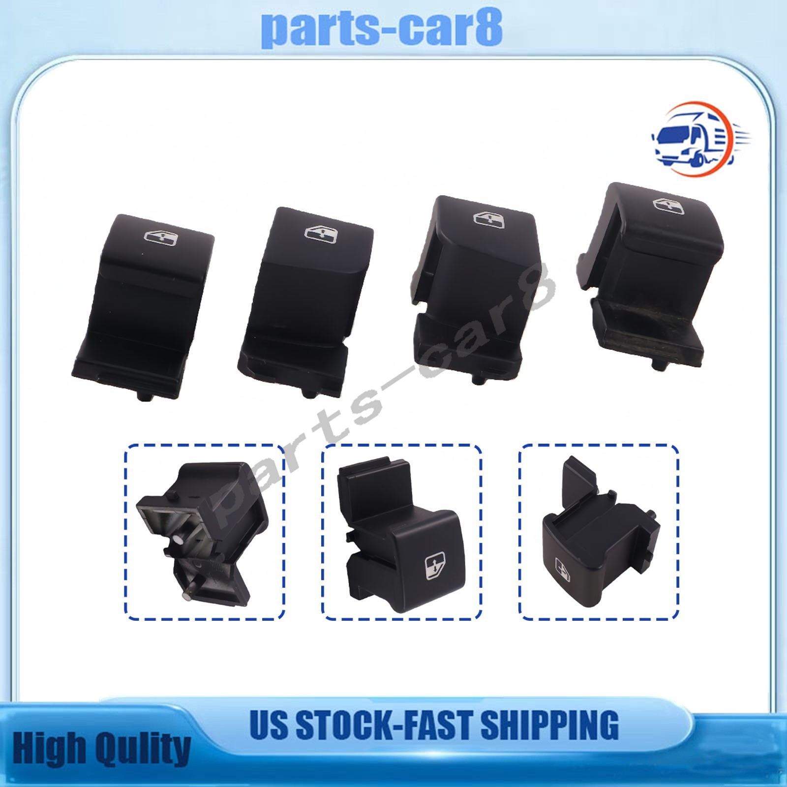 4X Left Front Master Window Switch Button Fit Maserati Quattroporte M139 247993
