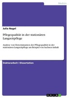 Julia Nagel | PflegequalitäT In Der StationäRen Langzeitpflege | Taschenbuch