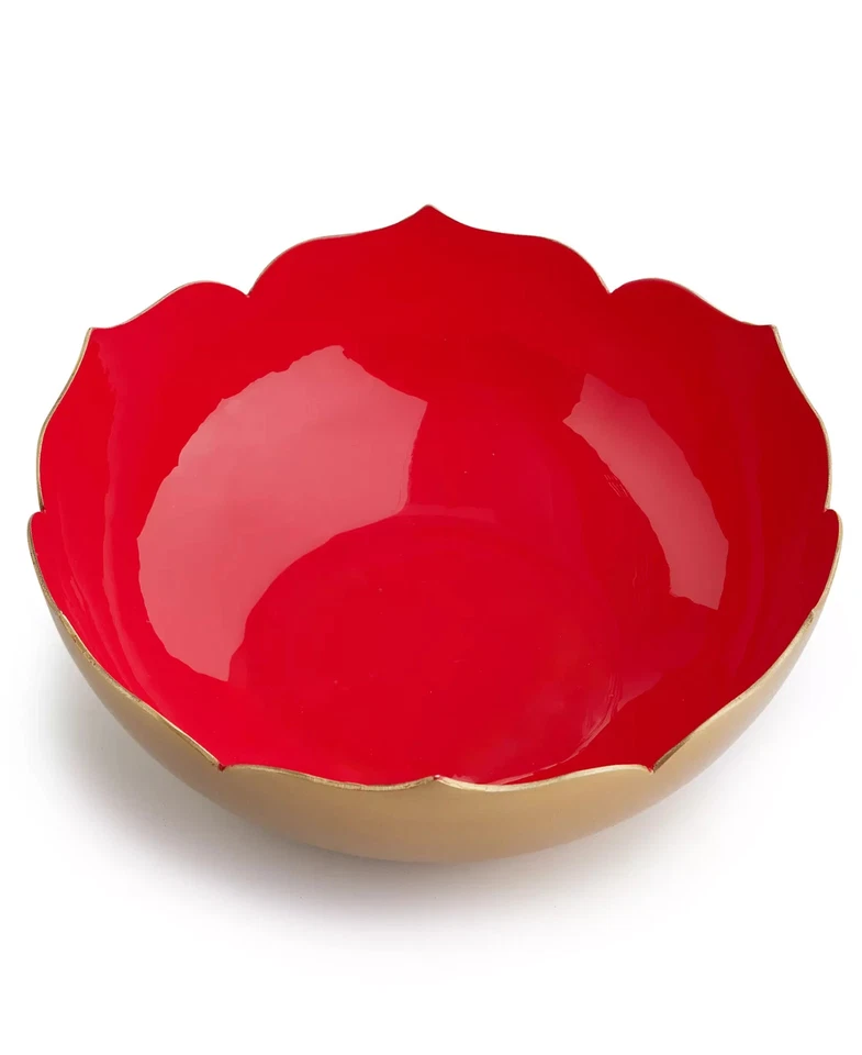 New Holiday Lane Lunar New Year Red & Gold Serve Bowl - Image 4 of 4