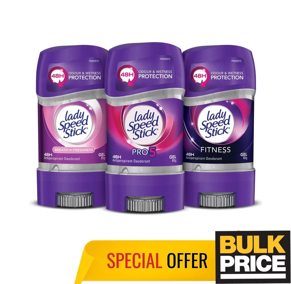 Lady Speed Stick Gel Desodorante Lote Mixto Surtido Aromas Frescos Oferta a Granel Paquete de 3 Foto 2 de 4