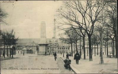 Postcard Paris VII Arrondissement Palais Bourbon, Ecole de Guerre,... - 3300824