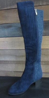 Islander Women's The Roxburgh Knee-High Boots - NAVY - US 8