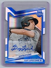 2022 Panini Elite Extra Edition Blue Die Cut  #151 Guy Lipscomb Jr /50