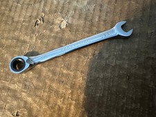CRAFTSMAN 3/8" POLISHED CHROME RATCHETING REVERSIBLE COMB WRENCH USA 42413-G