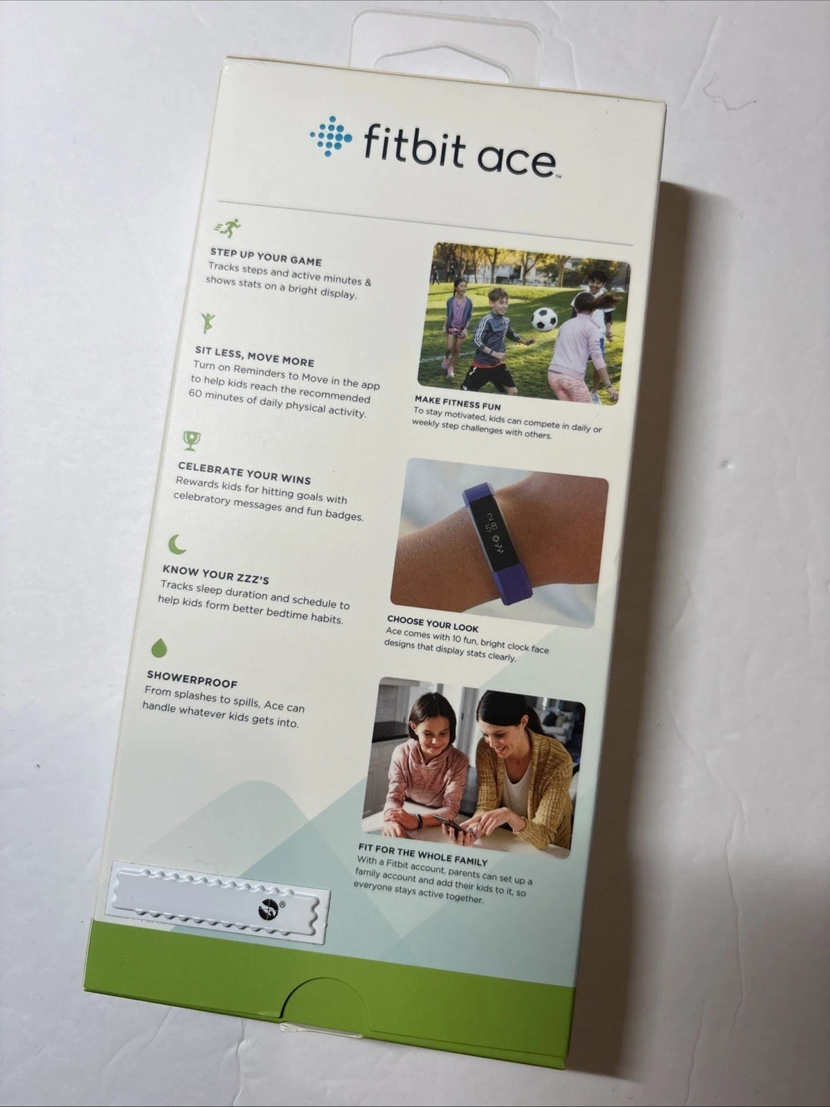 Fitbit Ace Activity Tracker for Kids - Blue New Open Box