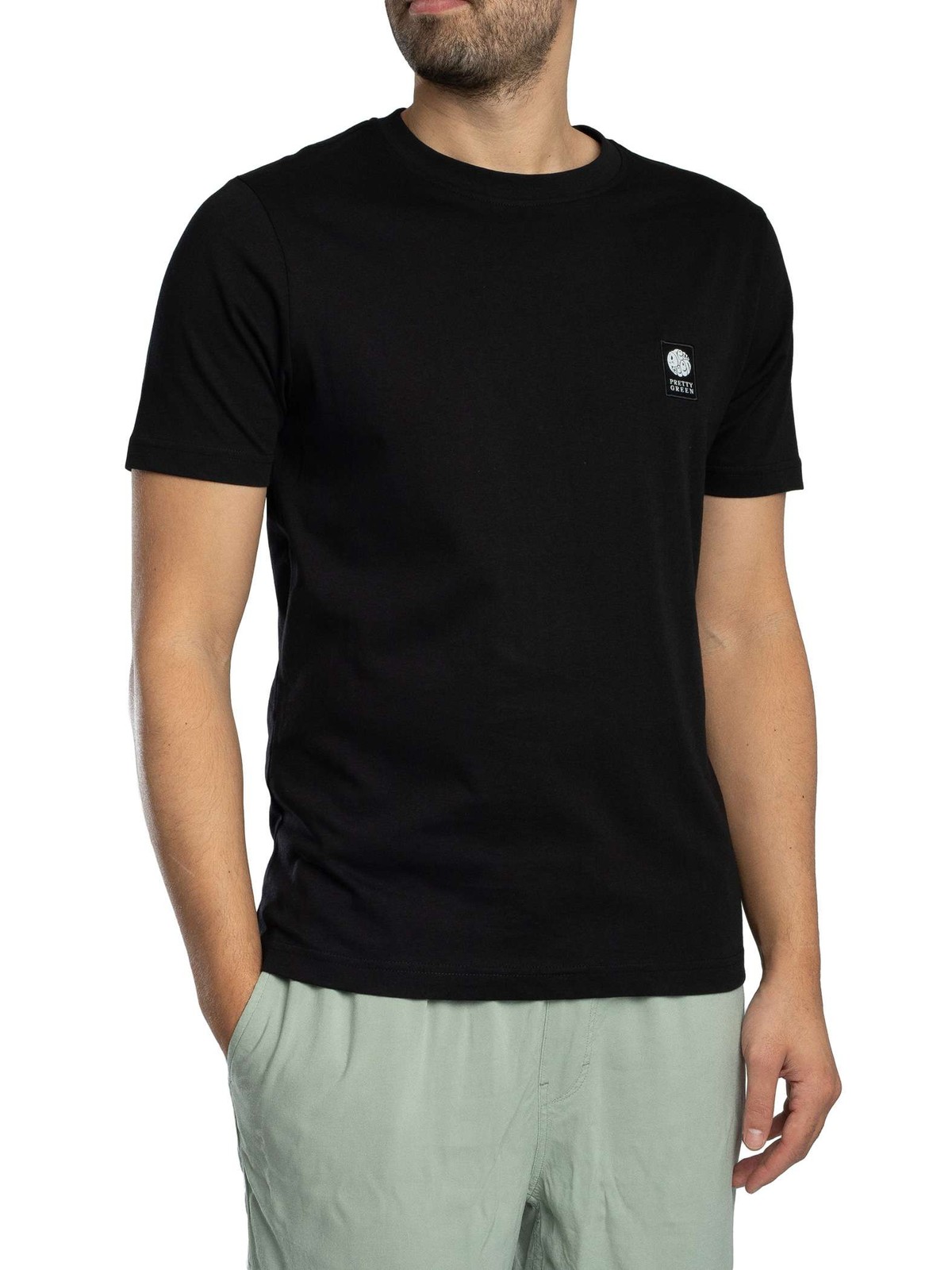 Pretty Green Sinclair T-Shirt, Black - XXL