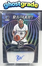2021-22 Panini Spectra #RSI-ZWL Ziaire Williams Radiant Signatures #/99