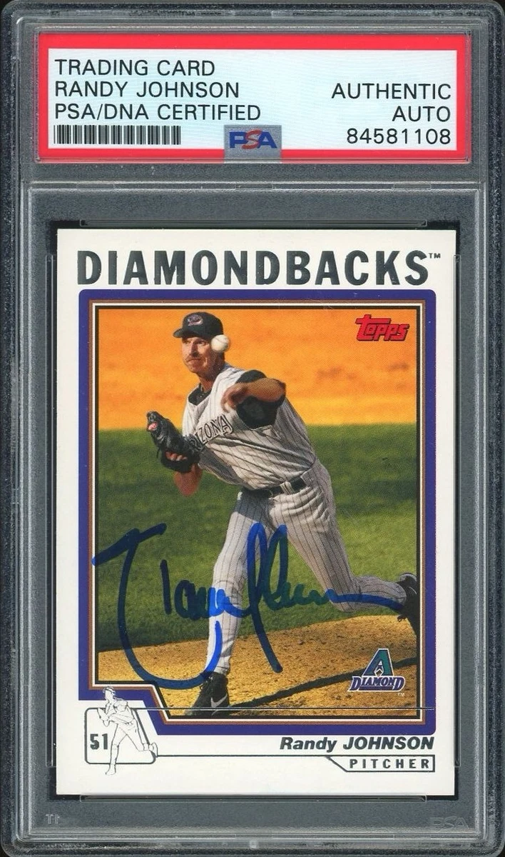 Randy Johnson Arizona Diamondbacks Baseball Autographed Sports