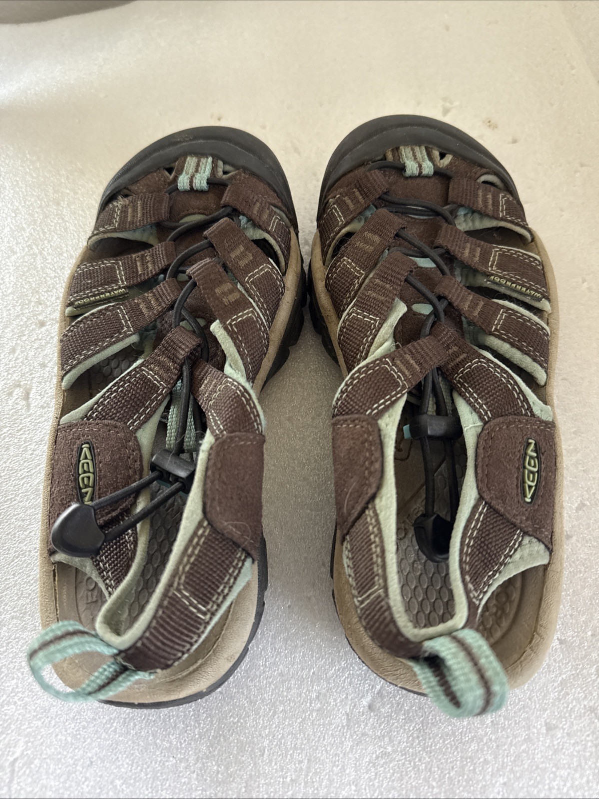 KEEN Scarpe Acqua Donna 6.5 Newport H2 Marrone Azzurro Sandali da Escursionismo