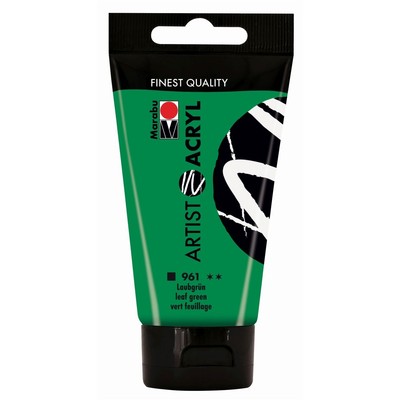 (53,20 /L) Marabu Artist Acryl 961 laubgrün Künstleracrylfarbe 75 ml