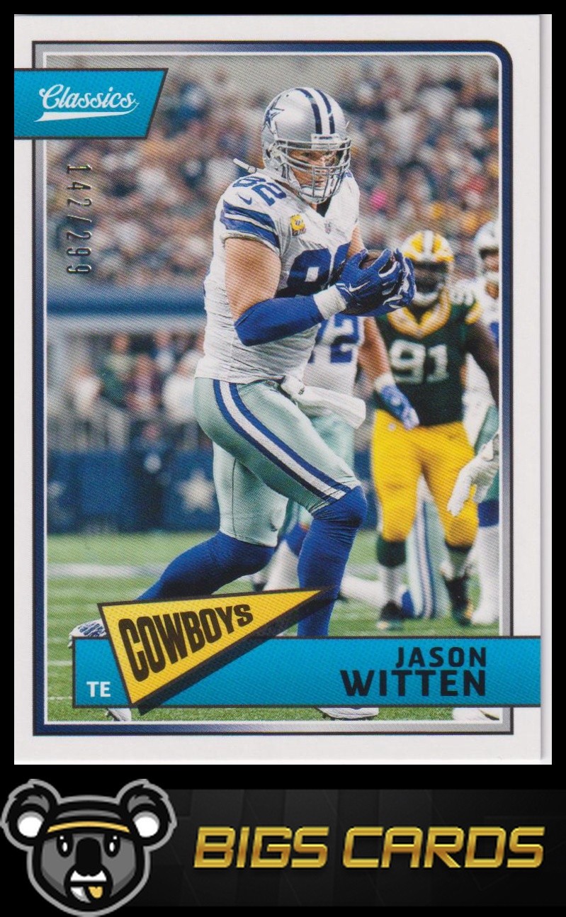 2018 Panini Classics #29 Jason Witten Red Back #/299