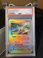 Minun 7/97 EX Dragon Reverse Holo PSA 5 on eBay