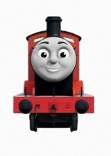 Pre Cut James The Tank Engine Edible Cake Topper, Decoration Various sizes