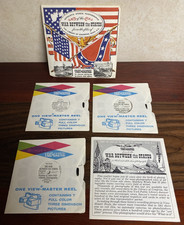 View-Master The War Between the States - 3 reels B790 Complete with Book  Reels
