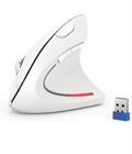 TECKNET Ergonomic Mouse 2.4G Wireless Mouse Rechargeable 4800 DPI Vertical Mouse