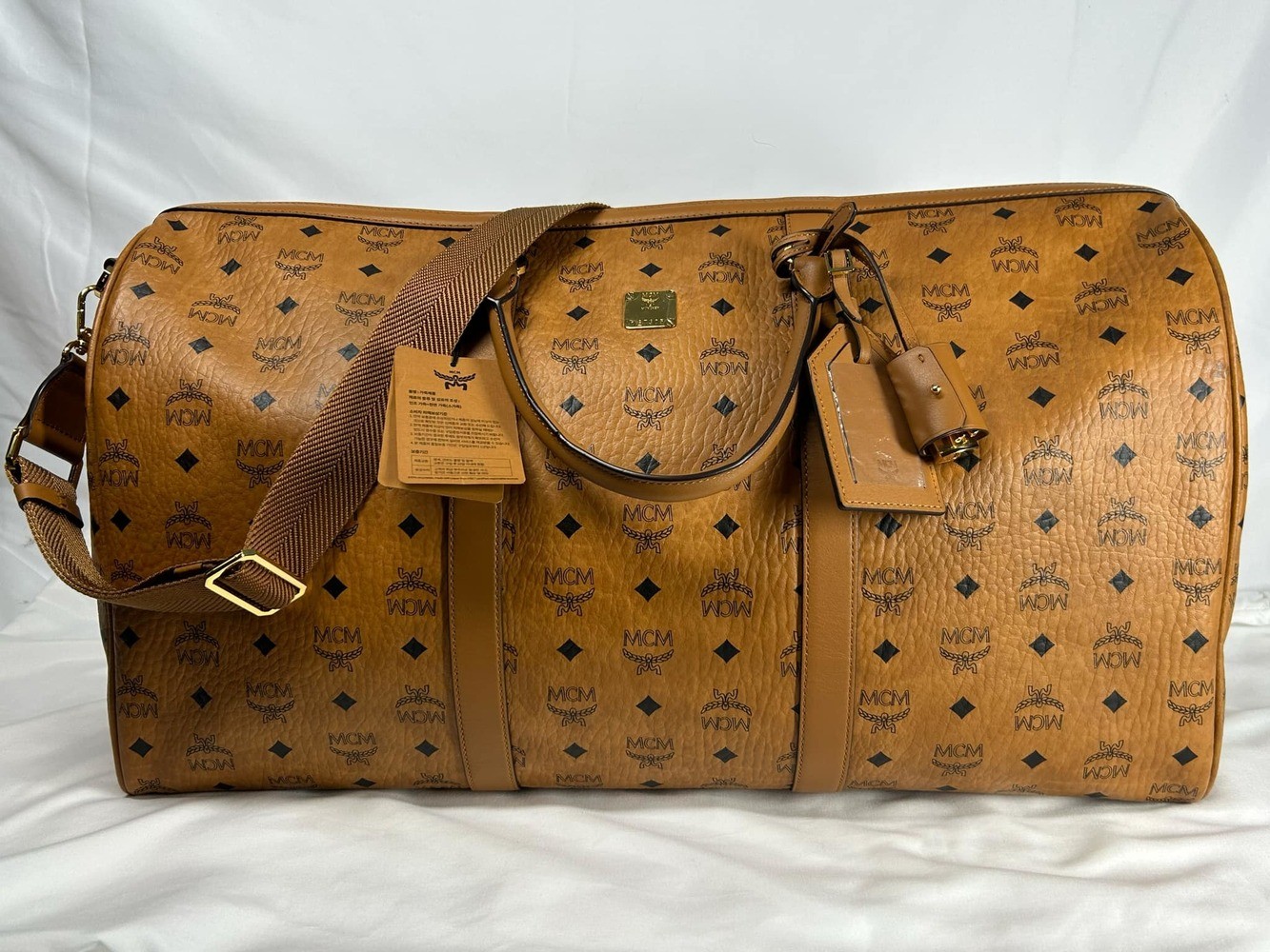 MCM Ottomar Weekender Bag in Visetos SPB-SAL (346253)