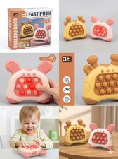 Fast Push Interactive Light-Up Game Green Pink Animal Edition 4 Game Mode